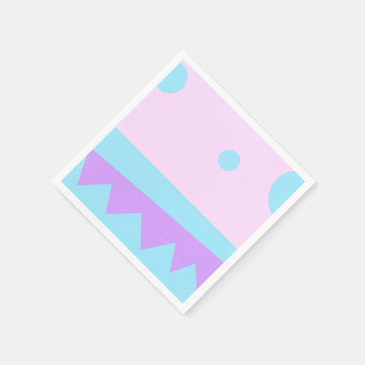 Een beetje Abstract grafisch papier voor een monst Servetten (Hoek)