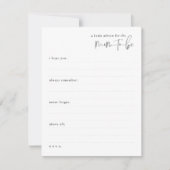 Een beetje advies voor de mam notitiekaartje (Voorkant)