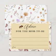 Een beetje advies voor mama kaart voor een baby sh
