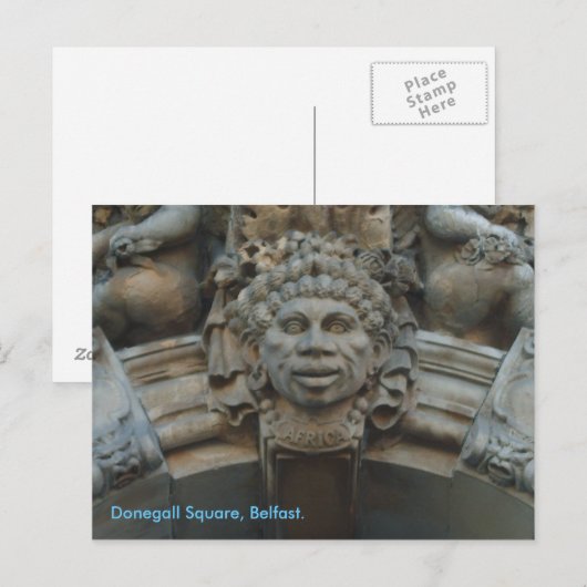 Een beetje Afrika in Belfast Briefkaart (Voorkant / Achterkant)