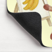 Een beetje artistieke sokken, de sokaap Mousepad Muismat (Hoek)