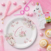 Een beetje Ballerina Swan Lake Eerste Verjaardag Papieren Bordje (Feest)