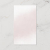 Een beetje Ballerina Waterverf Luier Raffle Informatiekaartje (Achterkant)