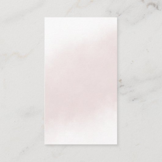 Een beetje Ballerina Waterverf Luier Raffle Informatiekaartje (Achterkant)