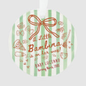 Een beetje Bambina Acrylic  Ornament (voorkant)