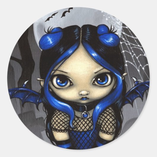 "Een beetje Batty" Sticker (Voorkant)