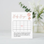 Een beetje bearly baby shower bingo (Staand voorkant)