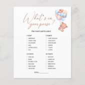 Een beetje bearly baby Wat zit er in je handtas? (Voorkant)