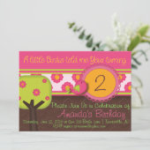 Een beetje Birdie Kaart (Staand voorkant)