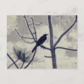 Een beetje Birdie, tot ziens met Blackbird Briefkaart (Voorkant)