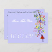 Een beetje Birdie vertelde me zo Aankondigingskaart (Voorkant / Achterkant)