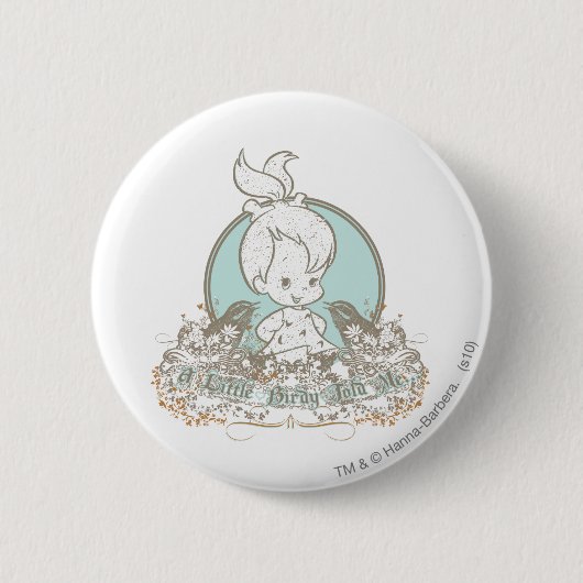 Een beetje Birdy vertelde me. Ronde Button 5,7 Cm (Voorkant)