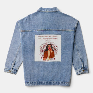 Een beetje bitter en vol chaos denim jacket