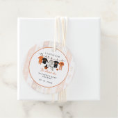 Een beetje blauw Halloween is bijna te wijten aan Bedankjes Labels (In situ)