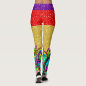 Een beetje Bling Pop Mode Leggings (Achterkant)