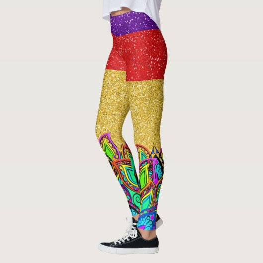 Een beetje Bling Pop Mode Leggings (Links)