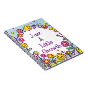 Een beetje bloemenzelfreflectie notitieboek (Rechterzijde)