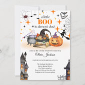 Een beetje boe baby shower babyshower uitnodiginge kaart (Voorkant)