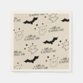 Een beetje boe is bijna het gevolg van baby shower servet (Voorkant)