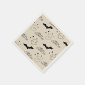 Een beetje boe is bijna het gevolg van baby shower servet (Hoek)