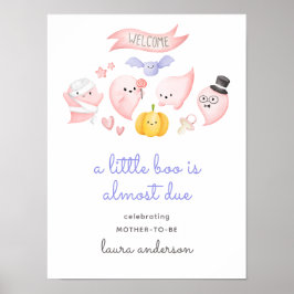 Een beetje boe is bijna te danken welkom Baby show Poster