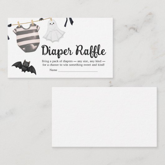 Een beetje boe is bijna te wijten Baby luier rafel Informatiekaartje (Voorkant / Achterkant)