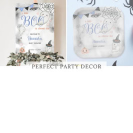 Een beetje boe is bijna te wijten Boy Baby shower Papieren Bekers