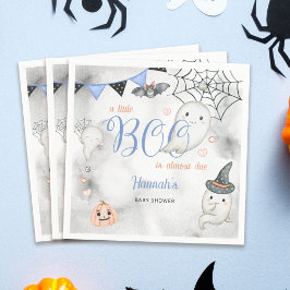 Een beetje boe is bijna te wijten Boy Baby shower Servet