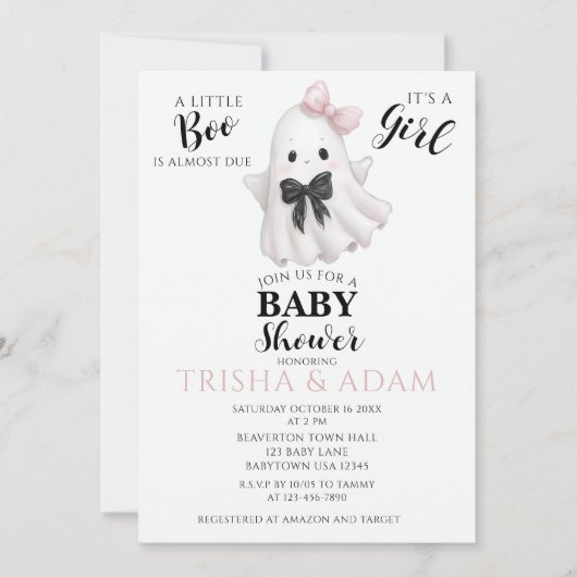 Een beetje boe is bijna te wijten - Halloween Baby Kaart (Voorkant)