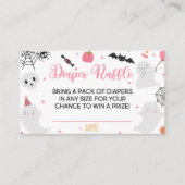 Een beetje boe is bijna te wijten luier Raffle Kaa Informatiekaartje (Voorkant)