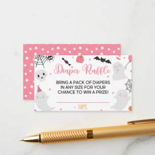 Een beetje boe is bijna te wijten luier Raffle Kaa Informatiekaartje