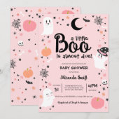 Een beetje boe is bijna te wijten, Schattige spook Kaart (Voorkant / Achterkant)