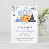 Een beetje boe is een uitnodiging voor het Hallowe (Staand voorkant)