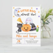 Een beetje boe is een uitnodiging voor het Hallowe (Staand voorkant)