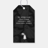 Een beetje boe is te wijten spookachtige Baby show Cadeaulabel (Achterkant)