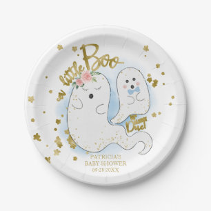 Een beetje boe schattige Halloween jongen baby sho Papieren Bordje