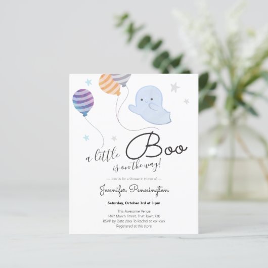 Een beetje Boo-Baby shower (Staand voorkant)