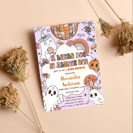 Een beetje Boo Baby shower Halloween Party Kaart