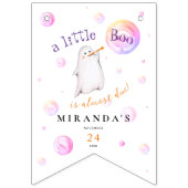 Een beetje Boo Baby shower Welkom bunting banner (Derde vlag)