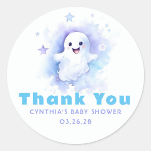 Een beetje boo geest schattig halloween Baby showe Ronde Sticker