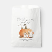 Een beetje Boo Gender Neutral Halloween Baby showe Bedankzakje (Voorkant)