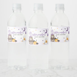 Een beetje Boo Ghost Baby shower Waterfles Etiket