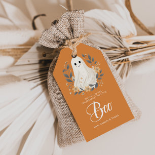 Een beetje Boo Ghost Halloween Baby shower Dank u Cadeaulabel