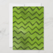 Een beetje Boo Green Happy Halloween Baby shower Kaart (Achterkant)