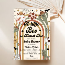 Een beetje Boo Groovy Cactus Halloween Baby shower