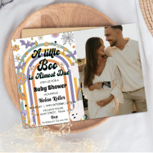 Een beetje Boo Groovy Rainbow Halloween Baby showe