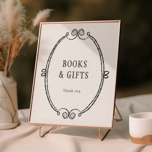 Een beetje Boo Halloween Baby shower Boeken en ges Poster