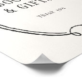 Een beetje Boo Halloween Baby shower Boeken en ges Poster (Hoek)