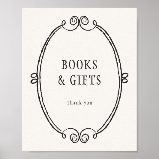 Een beetje Boo Halloween Baby shower Boeken en ges Poster (Voorkant)