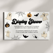 Een beetje Boo Halloween Baby shower Display Showe Informatiekaartje